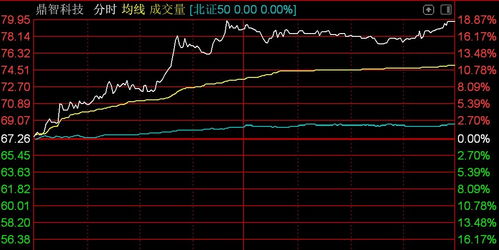 北证50指数大幅反弹,鼎智科技涨超18